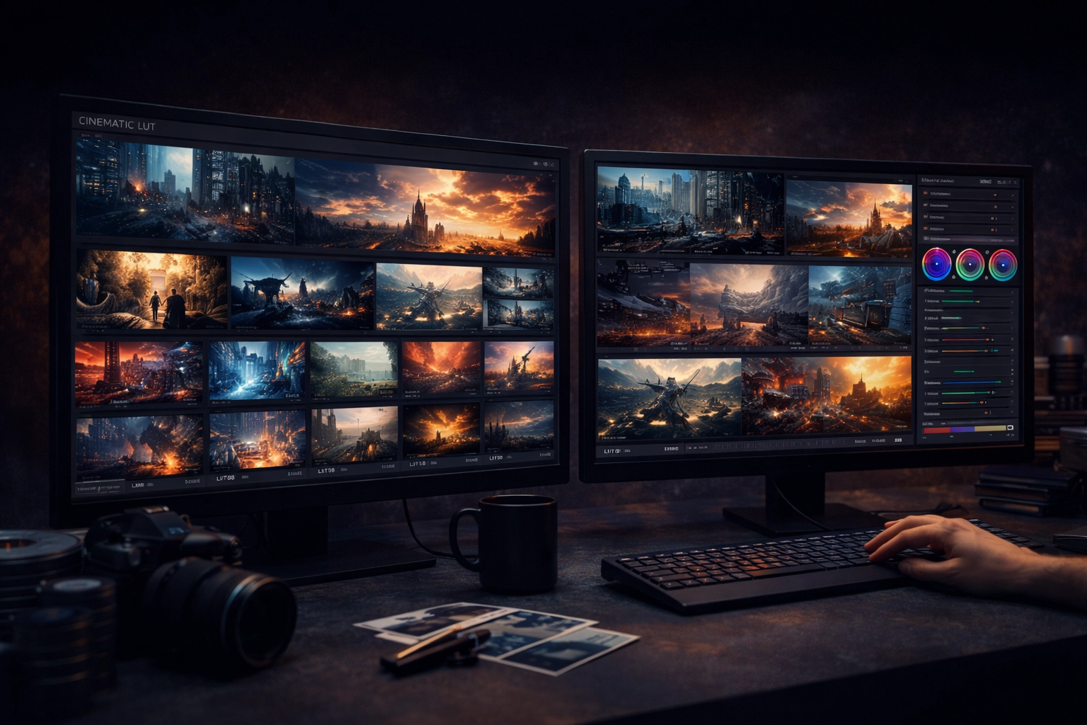 Cinematic LUT Pack – ACES film workflow grading presets for EXR and ProRes