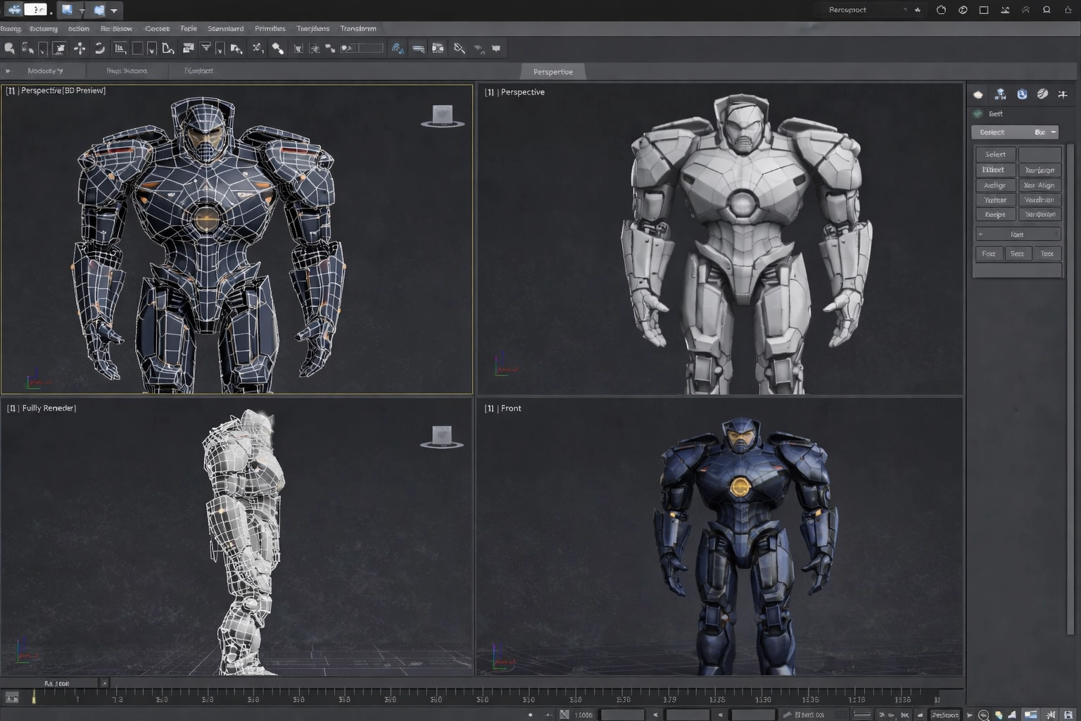 VFX rendering sample